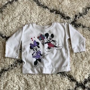 Infant Mickey and Minnie Mouse sweater